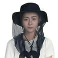 thumbnail image 2 of ZenCart Mosquito Head Net Hat Sun Protection Bucket Hat with Hidden Net Mesh Foldable Fly Protection Netting Hat for Outdoor Fishing Hiking, 2 of 8