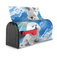thumbnail image 3 of Naloa Cute Cloud Bichon Frise Mailbox Covers Magnetic Post Box Cover Post Letter Box Cover Garden Decor-21x18 in, 3 of 8