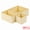 Beige, variant on Unique Bargains Collapsible Storage Bin with Zipper for Shelves Closet Beige 3PCS