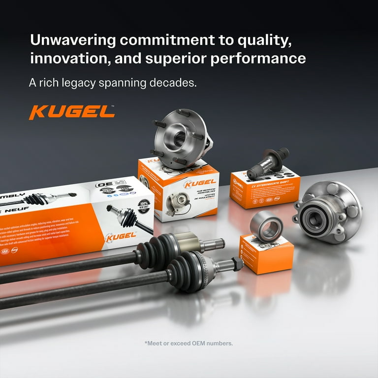 Kugel Front Rear Wheel Bearing & Hub Assembly Kit for Car Kugel Front Rear Wheel Bearing & Hub Assembly Kit for Car