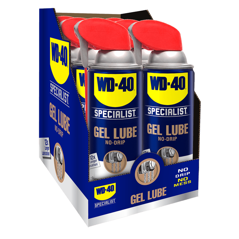 6 pack) WD-40 Specialist No-Drip Gel Lubricant, 10 oz - Walmart.com