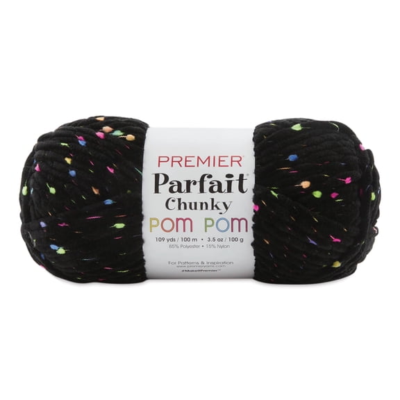 Premier Parfait Chunky Pom Pom Yarn-Neon Lights