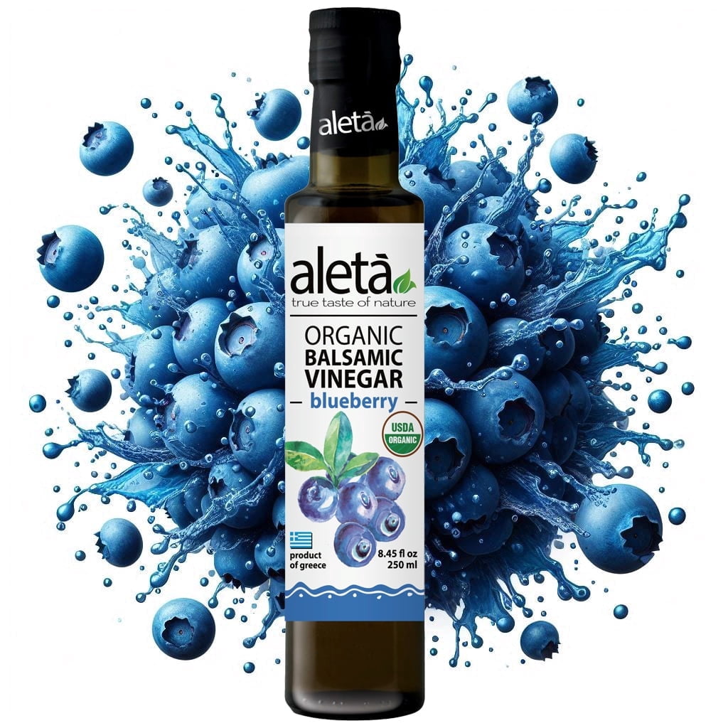 Aleta Organic Blueberry Infused Balsamic Vinegar, 8.45 Fl Oz