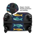 thumbnail image 4 of Fotbe Colorful Carp Streamer 1 Luggage Cover Protector,Suitcase Protector,Scratch and Dirt Resistant,Fits 18-32 Inch Luggage-Medium, 4 of 9
