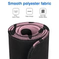 thumbnail image 3 of Long Mouse Pads for Desk,Pink and Black Of Leopard Print Desk Mats on Top Of Desks, Desk Mouse Pad Extra Large with 3mm Non-Slip Base and Stitched Edge for Gaming,Office,Work,Home 47.3"x23.6", 3 of 6