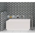thumbnail image 5 of Fresh Ticia Gray Floral Pattern Polished Glass Mosaic Wall and Floor Tile, 5 of 8