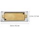 thumbnail image 3 of 2 PCS Guitar Sealed Humbucker Pickup Cover Shell Humbucker Pickup Frames Base Plate Flat Neck and Bridge Pickup Mounting Ring for LP Style Electric Gu, 3 of 4
