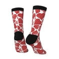 thumbnail image 3 of Goofa Hearts Printed Men's Crew Socks, Soft Durable Breathable Moisture-Wicking with Odor Control Cotton socks, 3 of 9