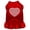 Red, variant on Pet Dog Cat Dress Screen Printed, "Chevron Heart"