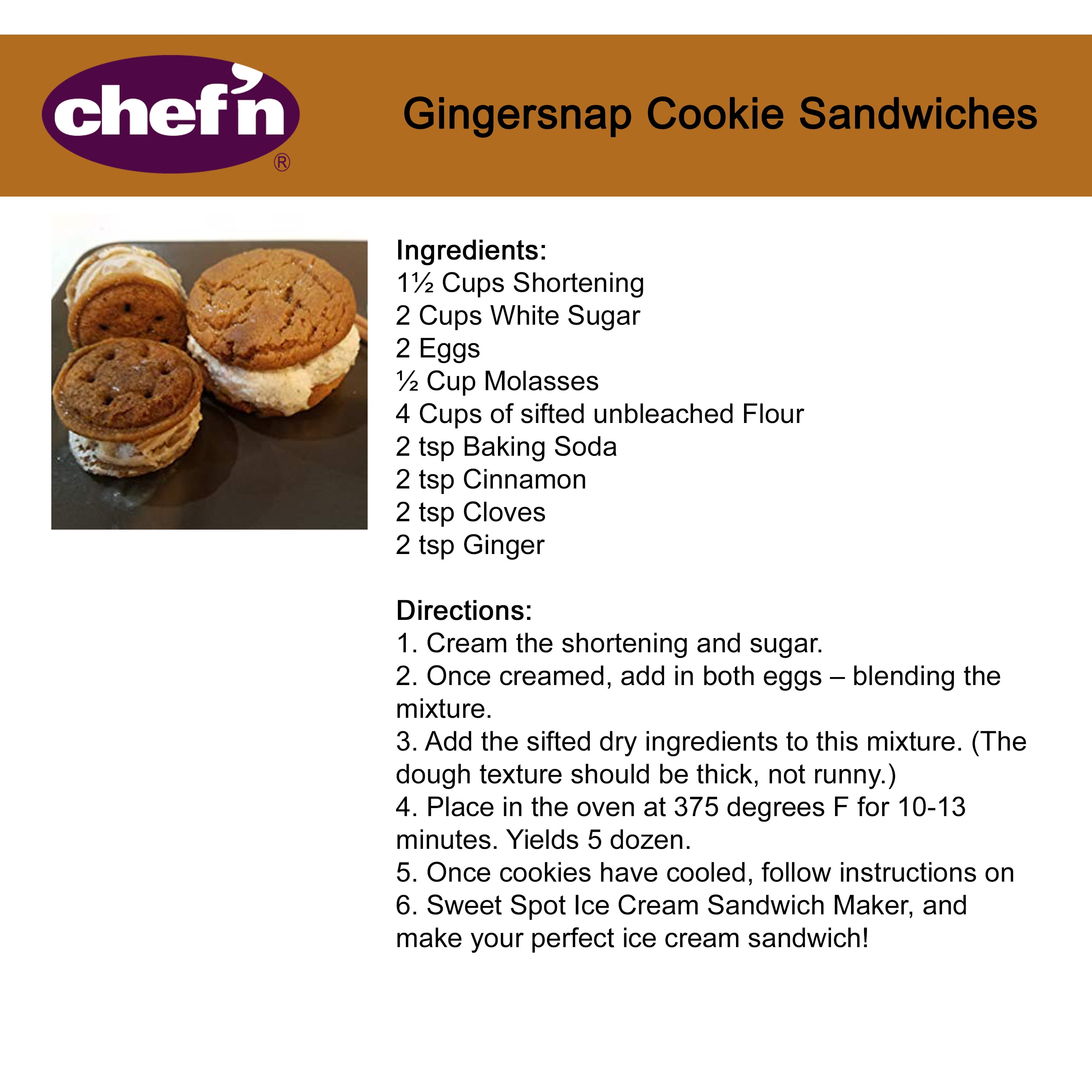 sweet spot ice cream maker recipe book