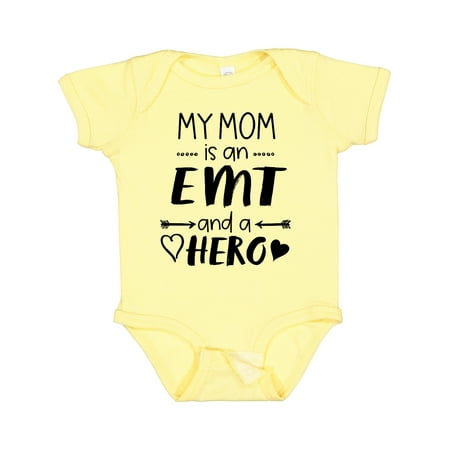

Inktastic My Mom is an EMT and a Hero Gift Baby Boy or Baby Girl Bodysuit