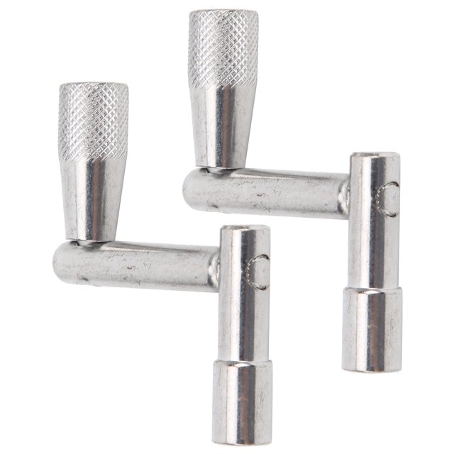 Swivel Drum Tuning Key, Drum Head Tuning Wrench Stainless Steel Z Shape Tuning Drum Wrench Unique Design for Marching Drums for Square Screw Snare Drums