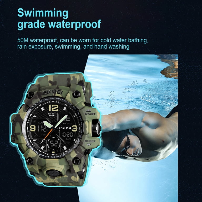 SKMEI Men's Military Sports Watch with Digital Display photo 8