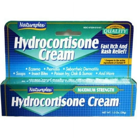 Natureplex Hydrocortisone 1% Cream, 1 oz, 3 Tube Pack
