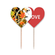 thumbnail image 1 of Palillos de Dientes Unbranded Geometría de Hoja de Arce Patron de Flores Etiqueta de Amor, 1 of 4