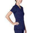 thumbnail image 3 of Adar Pro Scrubs For Women - Tailored Peplum Scrub Top, 3 of 6
