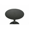 thumbnail image 5 of GZXS 23" Accent Round Side Table in Antique Black, Modern End Table with Solid Wood Legs for Living Room, Bedroom, Corners, Home Office, 5 of 7