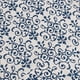 thumbnail image 1 of 2 piezas de tela de algodón estampada con flores de 39,4 x 59 pulgadas, tela de algodón floral vintage, tela de algodón azul prusiano para patchwork y costura., 1 of 6