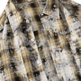 thumbnail image 4 of Aloohaidyvio Mens Flannel Shirts Long Sleeve Plaid Shirt Jacket Button Down Shirt with Pockets, 4 of 5
