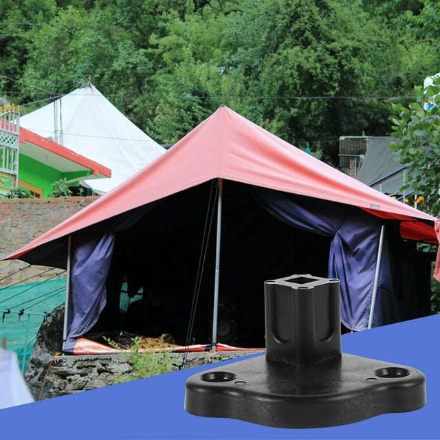 Raindrops 4Pcs RV Awning Track Plastic Awning Foot Pad For Enhanced Stability Outdoors