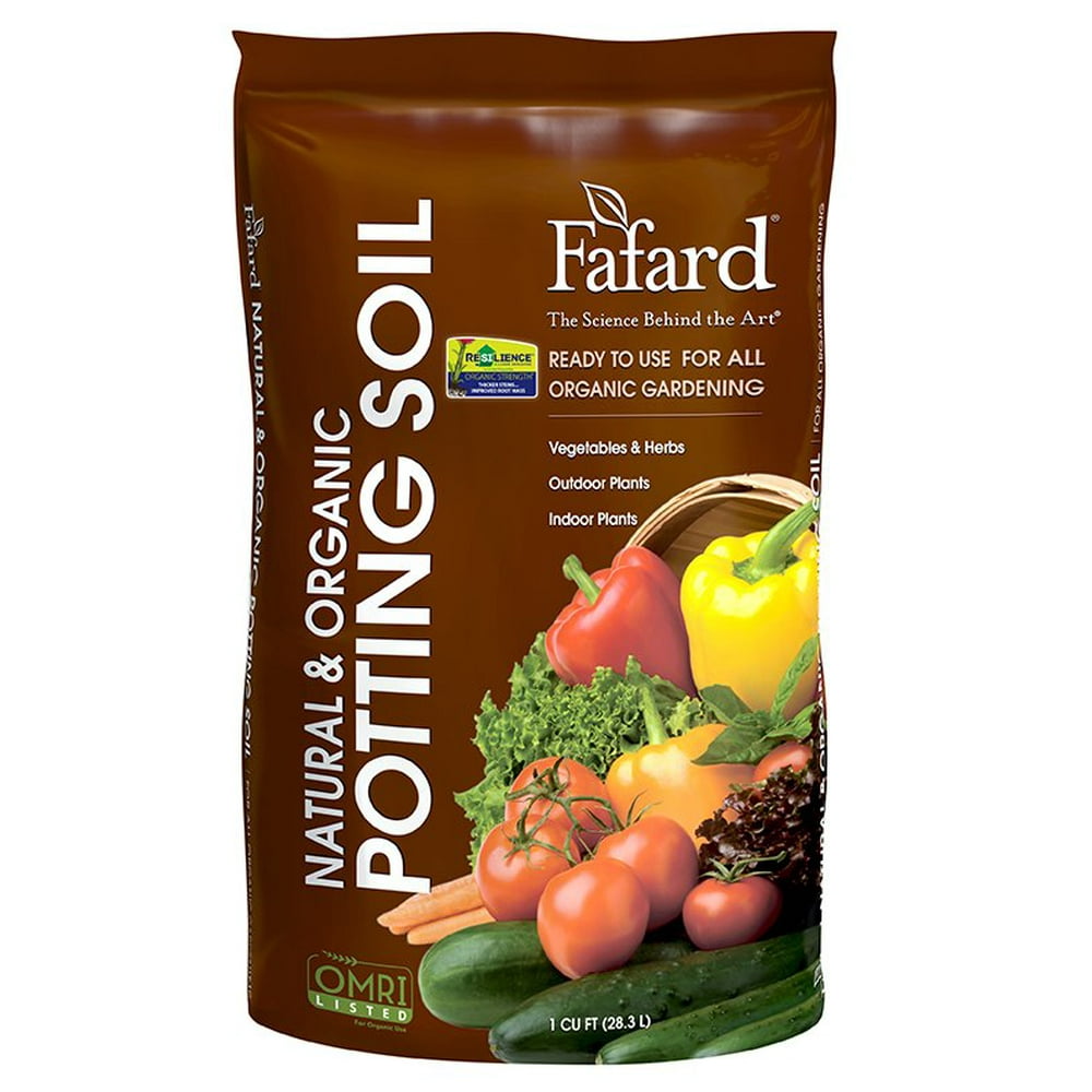 Fafard Natural And Organic Potting Soil, 1 CuFt, Bag