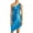 Blue, variant on Womens Sequin One Shoulder Cocktail and Party Dress