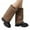Khaki, variant on Yesbay 1 Pair Faux Fur Leg Warmers for Women Plush Soft Boot Cuff Sleeves Fluffy Furry Leg Sleeve