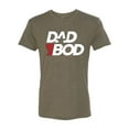 thumbnail image 2 of Wild Bobby, Funny Dad Bod Logo, Pop Culture, Men Premium Tri Blend Tee, Military Green, XX-Large, 2 of 4