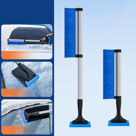 Windshield Snow Scraper Detachable Snow Brush Car Snow Removal Detachable Snow Brush And Ice Scraper With Ergonomic Handle For Cars Trucks 2 1/8 Hole Saw Point Drill Bits Drill Set Small Hand Drill