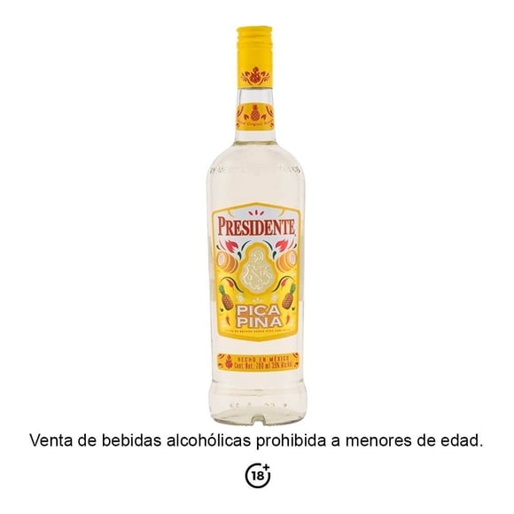 Brandy Presidente Pica Piña 700 ml