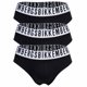 thumbnail image 1 of BIKKEMBERGS Calzoncillos para Hombre, paquete de 3 - TRI-PACK BRIEFS, Algodón elástico, Logotipo en cintura Negro M (Medium), 1 of 3
