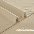 thumbnail image 2 of NICETOWN Beige Velvet Curtains 84 inches for Living Room, 2 Panels Thermal Insulated Noise Reducing Energy Efficiency Privacy Elegant Velvet Curtains Room Darkening Rod Pocket Drapes, 2 of 8