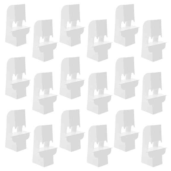 OFFIGAM Butterfly Stand for Poster, White Cardboard Display Easel, Lightweight and Stable