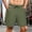 A199 Army Green, variant on Casual Shorts for Men Straight Leg Drawstring Sweatshorts Diamond Textured Breathable Knit Bottoms with Side Pockets Daily Loungewear