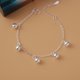 thumbnail image 2 of Pulsera chapada en plata para estudiantes que conserva el color, pulsera sencilla para mujer, joyería de mariposa estrella coreana, regalo de moda SL51 siete campanas, 2 of 2