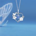 thumbnail image 2 of Collier Pendentif en Forme de Cœur Col Ras du Cou Rétro avec Robes de Soirée; Costumes; Bijoux de Mariage Cadeau Personnalisé pour Femme Mère Petites Amies Accessoires de Costume, 2 of 9