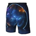 thumbnail image 4 of Salouo Astronaut Pattern Swim Trunks for Men,Men's Hawaiian Bathing Suit Swimsuits Quick Dry Swimming Board Shorts Beach Shorts with Pockets-Small, 4 of 6