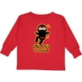 thumbnail image 3 of Inktastic Ninja in Training Boys or Girls Long Sleeve Toddler T-Shirt, 3 of 5