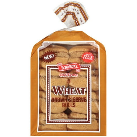 rolls wheat serve brown oz schmidt