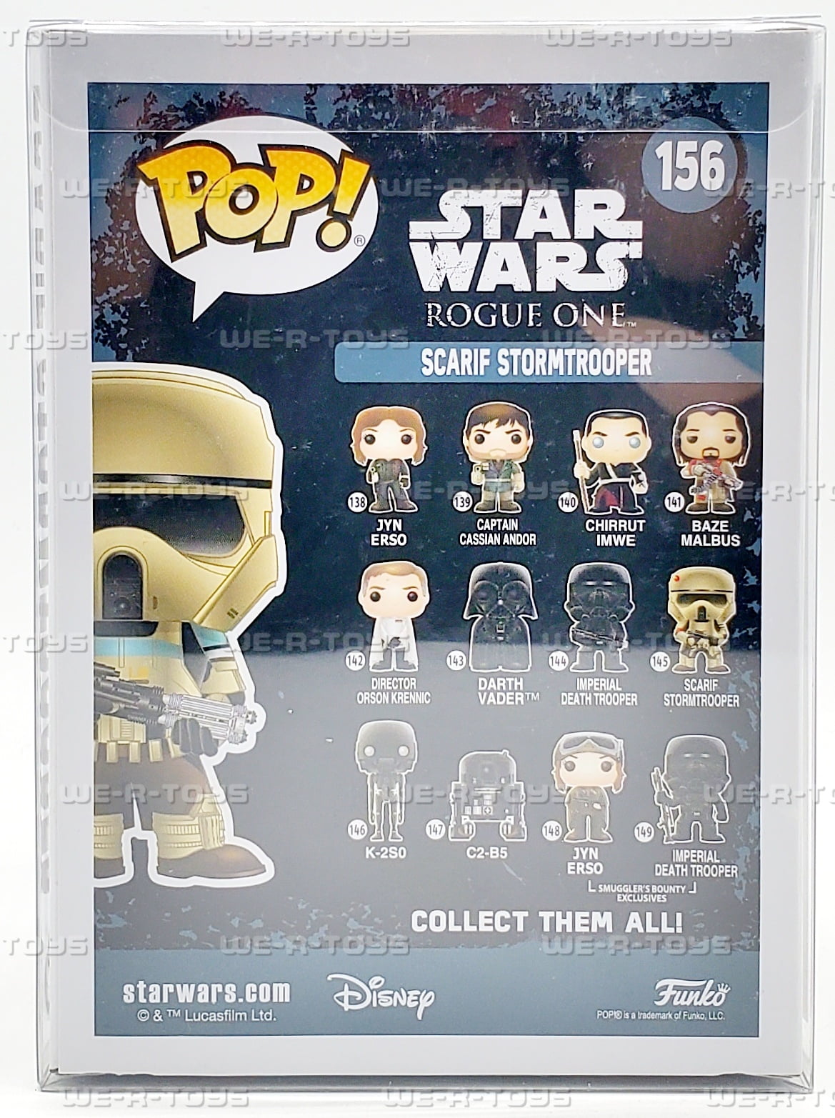 FunkoPop！156 SCARIF STORMTROOPER 限定版 Funko POP Star Wars Rogue One Scarif Stormtrooper 156 Vinyl