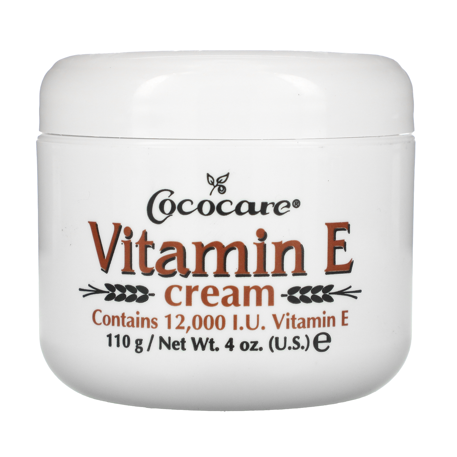 Cococare Vitamin E Cream, 12,000 IU, 4 oz (110 g)