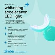 Zimba Teeth Whitening Ultimate Kit, Vegan Strips, Pen & LED Whitening light for Professional Results