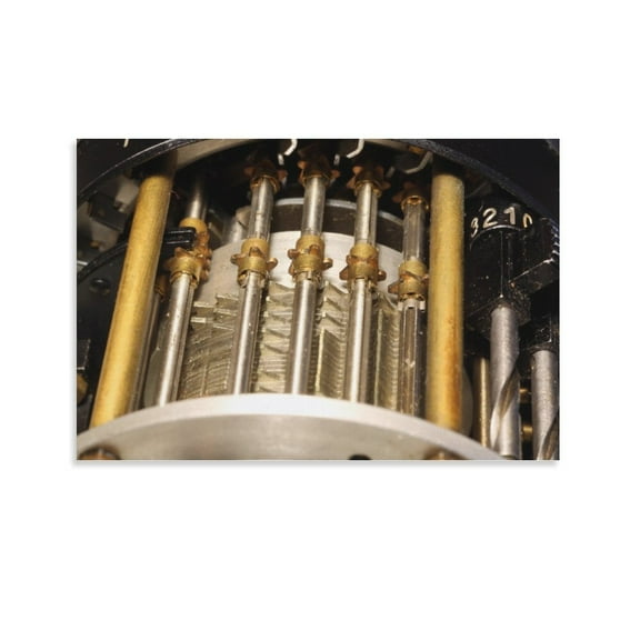 Curta Mechanical Calculator Canvas Art Poster And Wall Art Picture Print Modern Family Bedroom Decor Posters,Unframe-style,16x24inch(40x60cm)