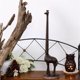 thumbnail image 3 of Cast Iron Toilet Tissue Holder, Freestanding Giraffe Paper Towel Holder, Decorative Paper Stand for, 3 of 5