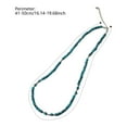 thumbnail image 5 of AOOOWER Turquoise/Onyx Beaded Necklace Natural Gemstones Jewelry Fashion Accessories, 5 of 11