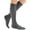 Gray, variant on mediven for Men Classic, 8-15 mmHg, Calf High Compression Stockings, Closed Toe