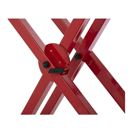 Gator Frameworks - Heavy-Duty 2-Tier X Stylee Keyboard Stand - Red