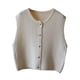 thumbnail image 4 of Chaleco de punto con botones, cárdigan de diseño Retro transpirable a la moda para mujer, deporte al aire libre, 4 of 8