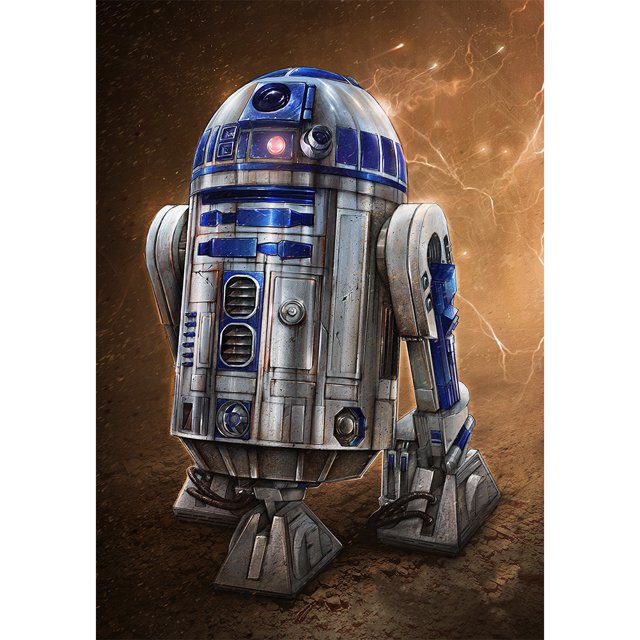 Pintura de diamante (DB2095) robot Square 5D DIY Rhinestone Art 30x40cm Hugtrwg Para estrenar
