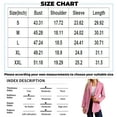 thumbnail image 3 of Stichou Blazers for Women Long Sleeve Notched Lapel Button Business Casual Blazer Work Office Blazers Jacket with Pockets Light Purple L, 3 of 5